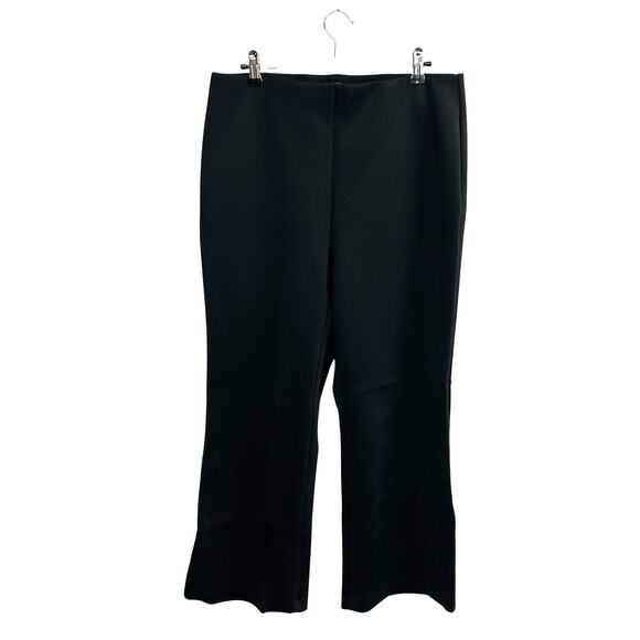 Minimalist Black Stretch Bootcut Pants Maurices L Elevated Basics - Picture 1 of 7